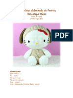 Hello Kitty Disfrazada de Perrita Horóscopo Chino: Diseño de Furinn Traducido Por Kalo