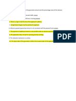 There Is A Discrepancy Between The Guarantee Amount and The Percentage Value of The Advance Payment