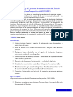 SECUENCIA El Proceso de Construcción Del Estado Nacional Argentino (1853-1880) - 6to