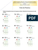 Guía 16. Adición Sustracción Problemas