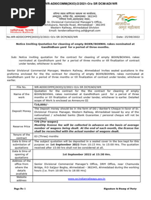 wr cleaning contract