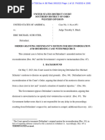 Eric Michael Schuster Order Dismissing Case