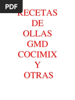 Recetas GMD 1