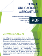 TEMA 1 Obligaciones Mercantiles.