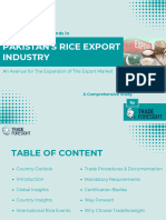 Pakistan Rice Export Industry