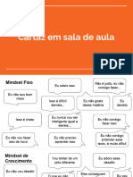 Cartaz em Sala de Aula - Mindset