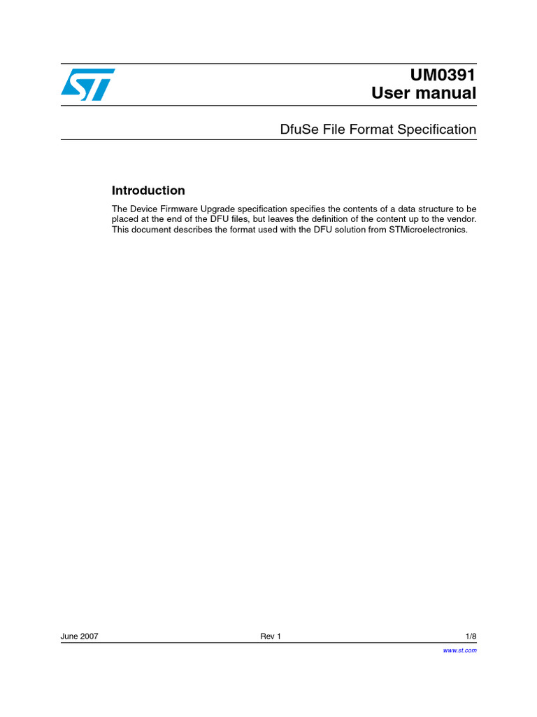 UM0391 | PDF