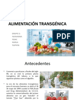 Alimentación Transgénica