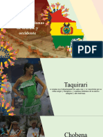 Danzas Del Oriente y Occidente en Bolivia