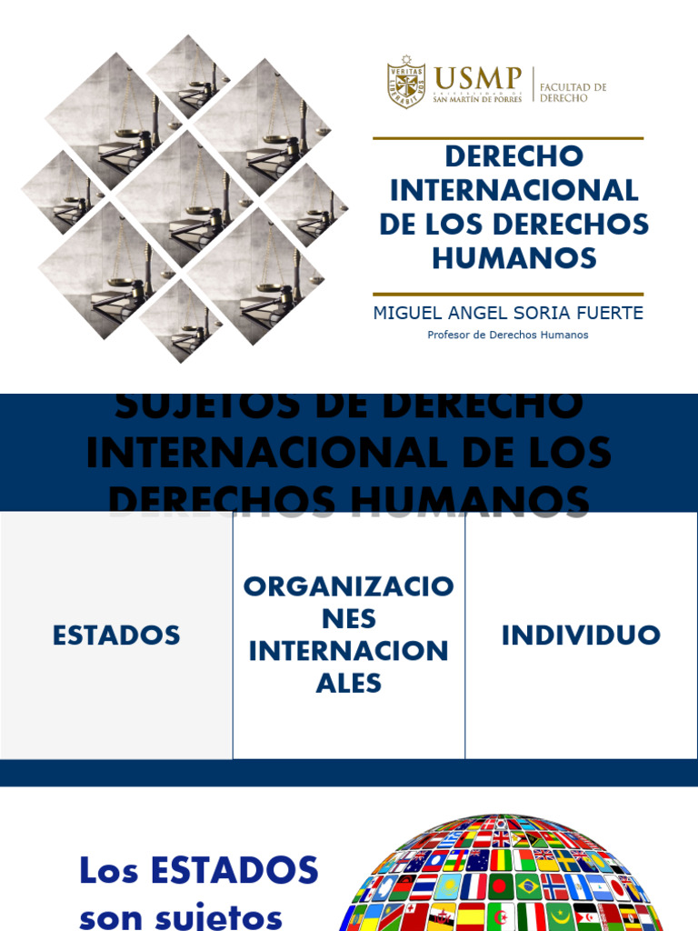 Sujetos y Fuentes del Derecho Internacional | PDF | Derechos humanos ...