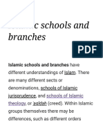 Islamic Schools and Branches - Wikipedia