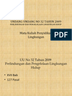 Undang-Undang No 32 Tahun 2009