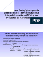 Orientaciones Pedagógicas para La Elaboración Del PEIC y Los PA - Adonay