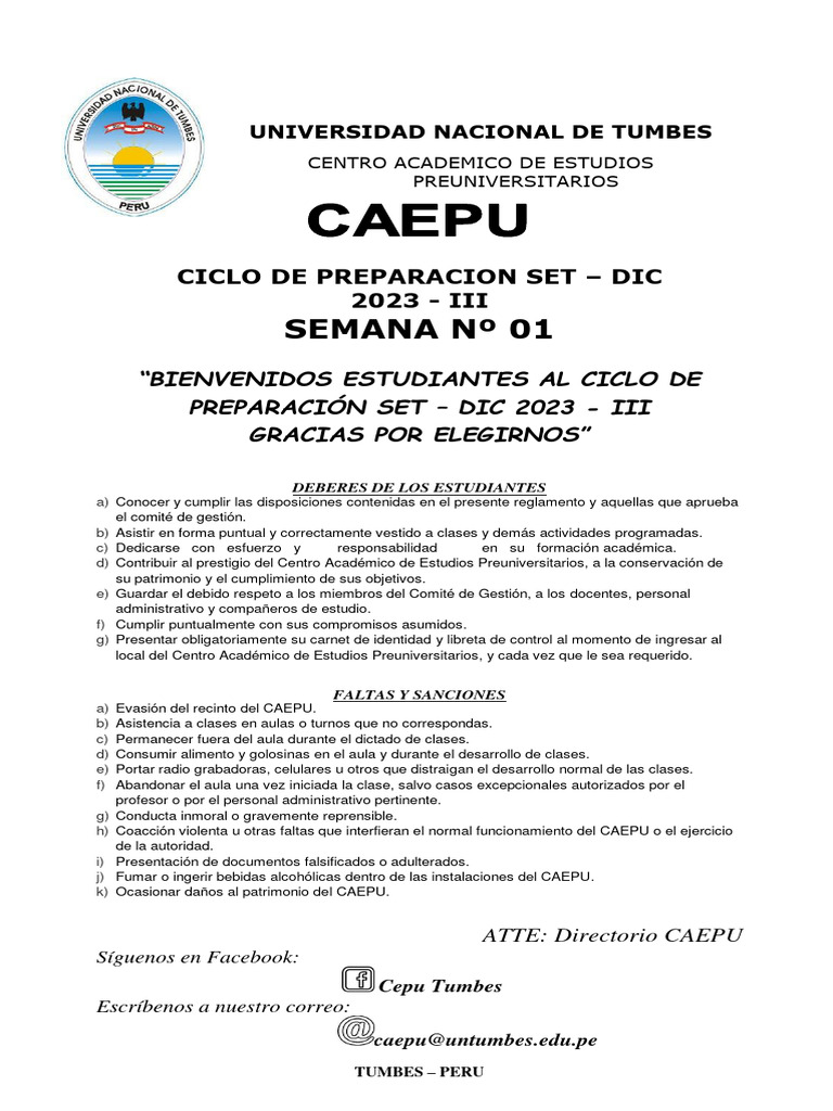 Separata Numero 01 Set - Dic 2023 - Iii | PDF