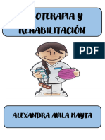 Fisioterapia Y Rehabilitación: Alexandra Avila Mayta