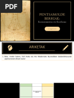 PENTSAMOLDE BERRIAK - Berriatua