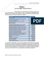 Taller 1. Finanzas Corporativas Costo de Capital FCL