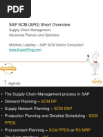 SAP SCM (APO) Overview