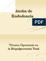 Biopulpectomia Total (Pulpitis Irreversible)