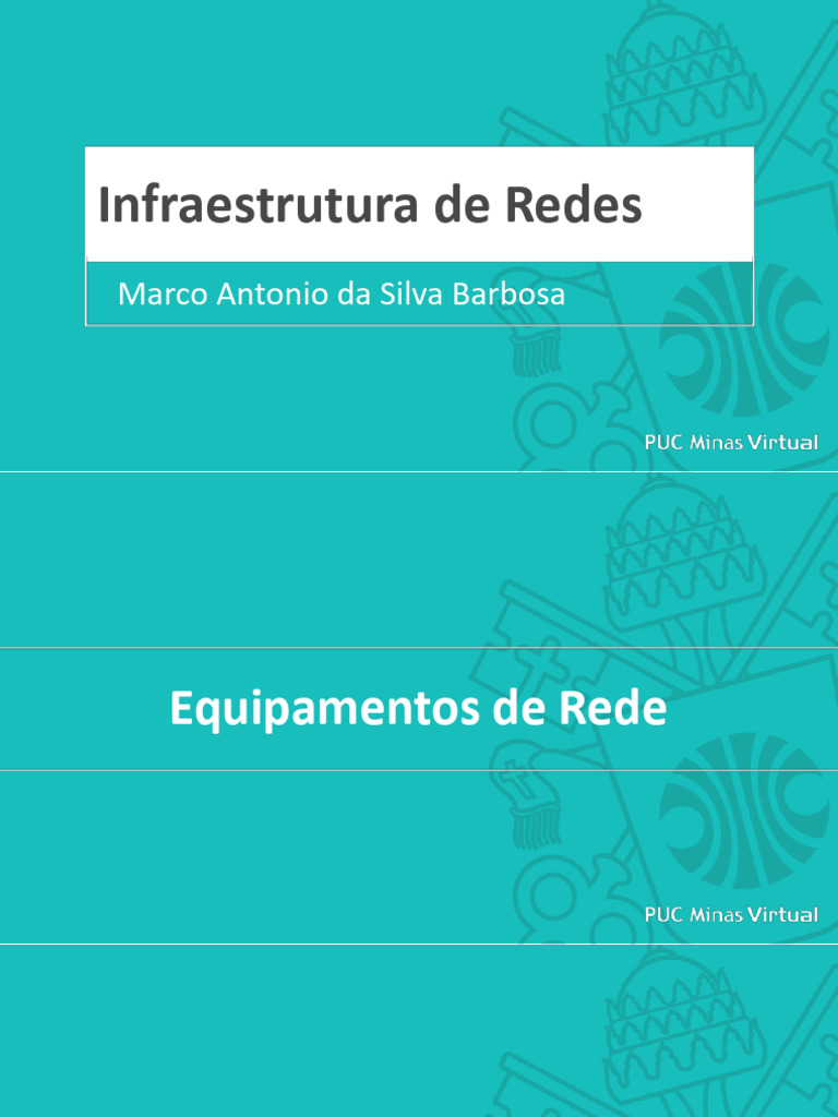 Unidade 2. Redes Parte 3 Equipamentos PDF