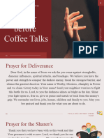 Prayer Before Coffee Talks