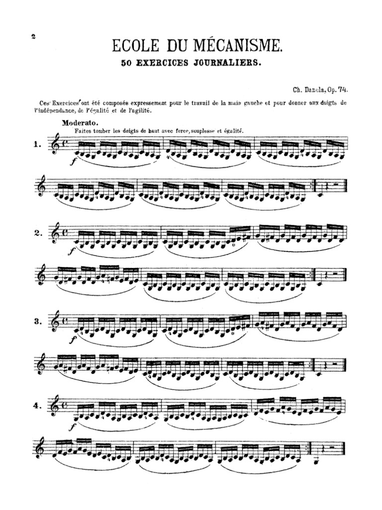 Dancla 50 Excercises | PDF