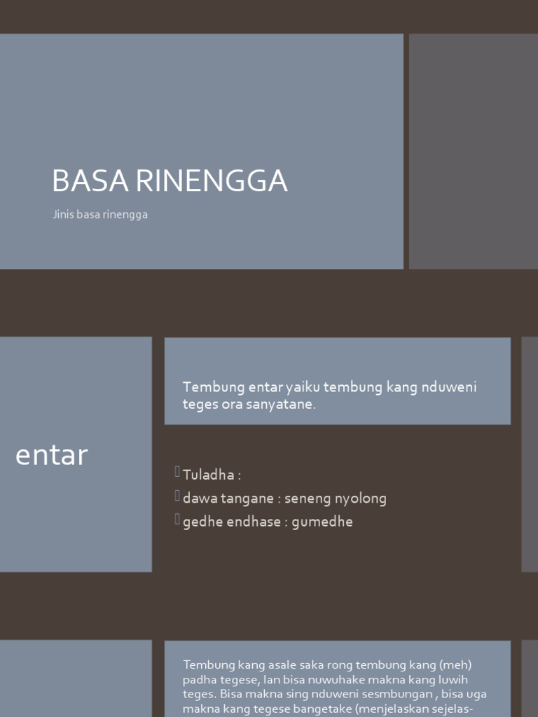 BASA RINENGGA | PDF