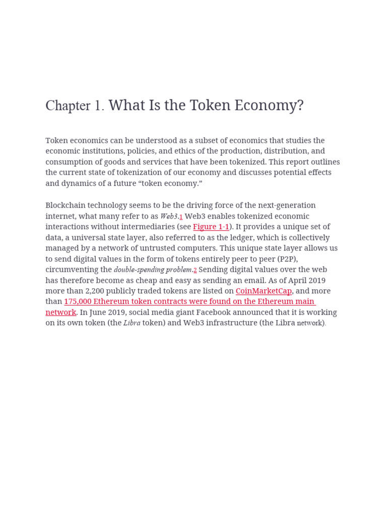 Token Economy | PDF