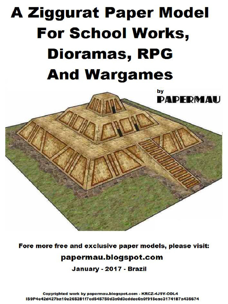 Ziggurat.paper.model.by.Papermau.2017.A4 (1) | PDF