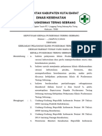 SK Pelayanan Klinis Dari Pendaftaran Sampai Pemulangan Dan Rujukan