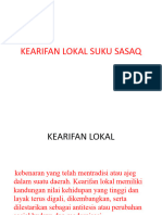 Kearifan Lokal Suku Sasak