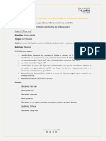 Juegos de Lenguaje Prekínder para Desarrollar La Conciencia Semántica