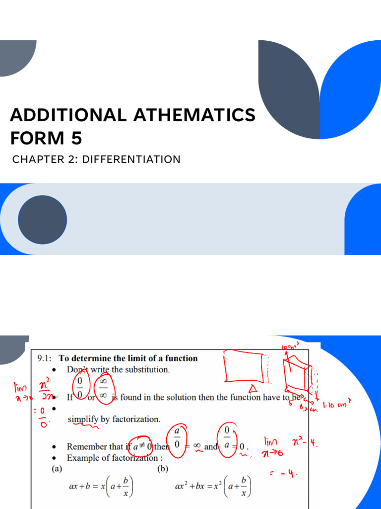 ADDITIONAL MATHEMATICS FORM 5 - CHAPTER 2 P6 | PDF
