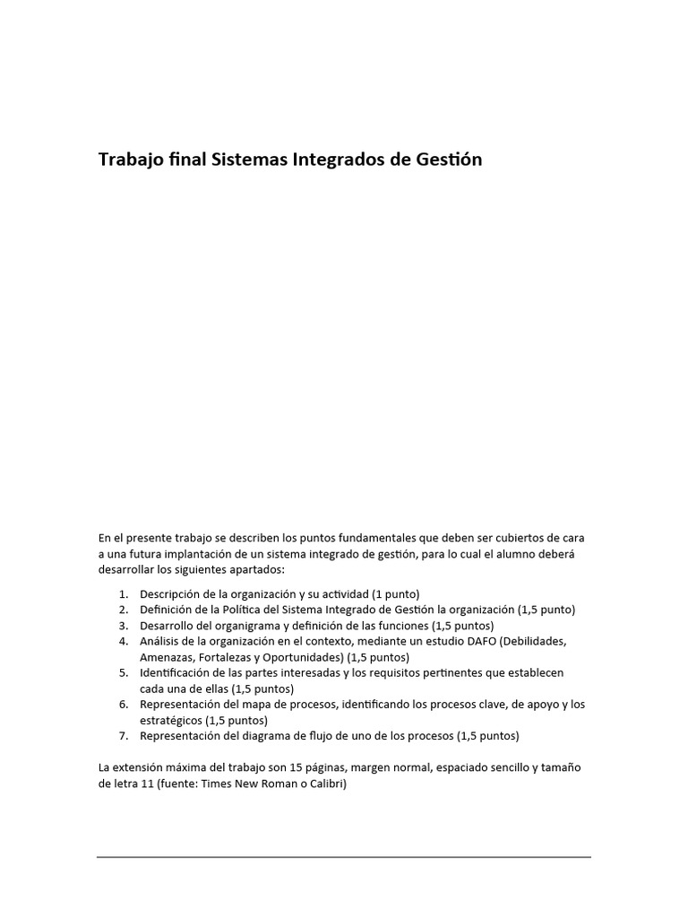 Sistemas Integrados de Gestion | PDF