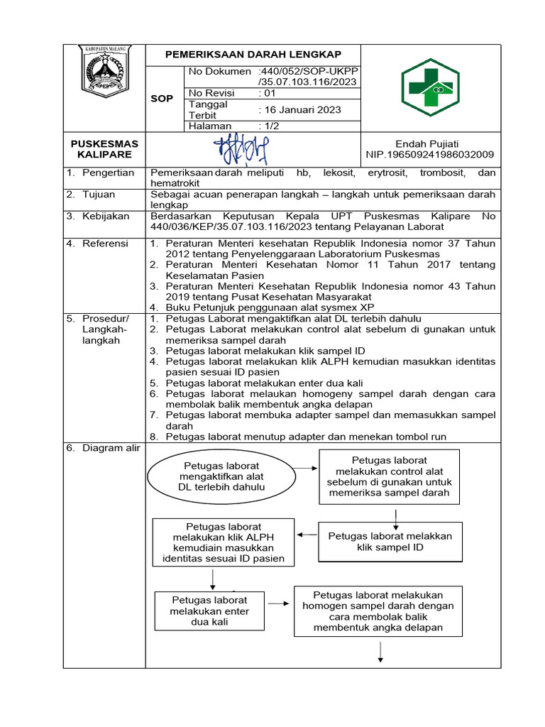 Pemeriksaan Darah Lengkap | PDF
