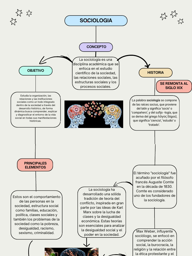 Comparto 'Purple and Green Minimalist Color Blocks Concept Map Chart ...