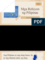 AP3 - Lesson 4 - Mga Rehiyon NG Pilipinas