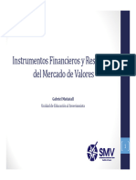 Intrumentos Financieros Cifras