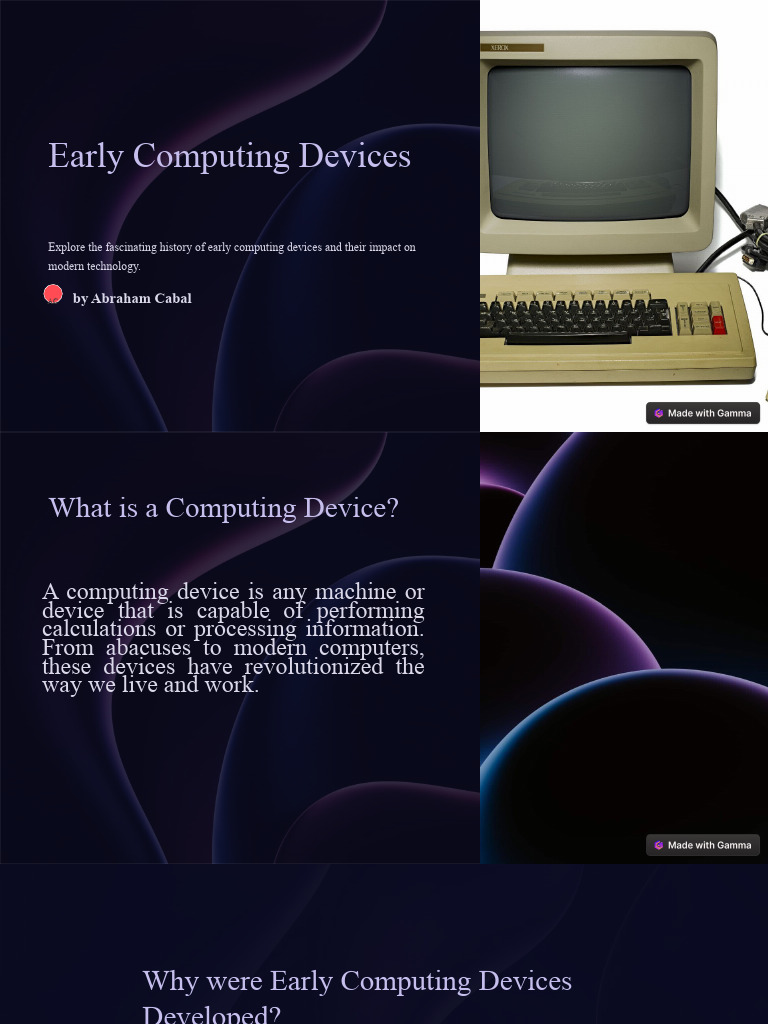 L3 early computing devices pdf computing digital electronics