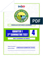 Grade 4-Q1 2ND Summative Test With Key