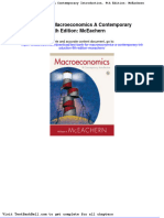 Test Bank For Macroeconomics A Contemporary Introduction 9th Edition Mceachern