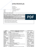 PLAN ANUAL TRIMESTRALIZADO DEL PRIMERO TECNOLOGIA de Secundaria LIC ROBERT 2022