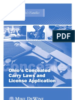Ohio 2011 Concealed Carry Laws Booklet
