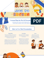 Fun Illustrative Lesson Plan For Pre-K Presentation