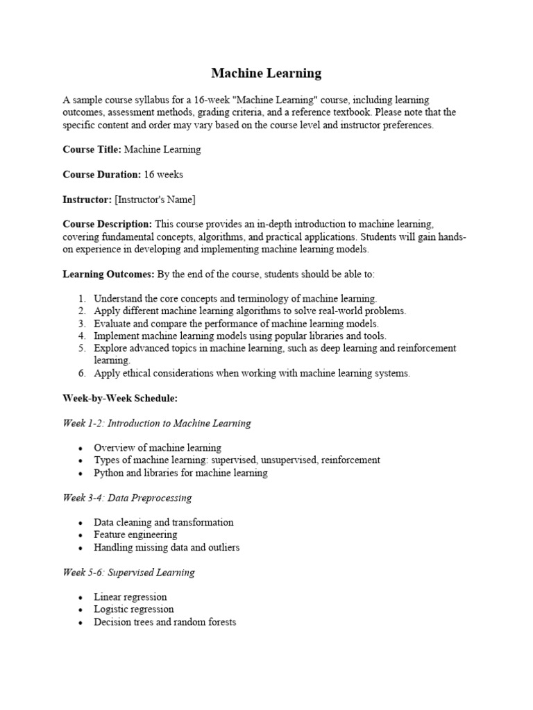 Sample of Machine Learning | PDF