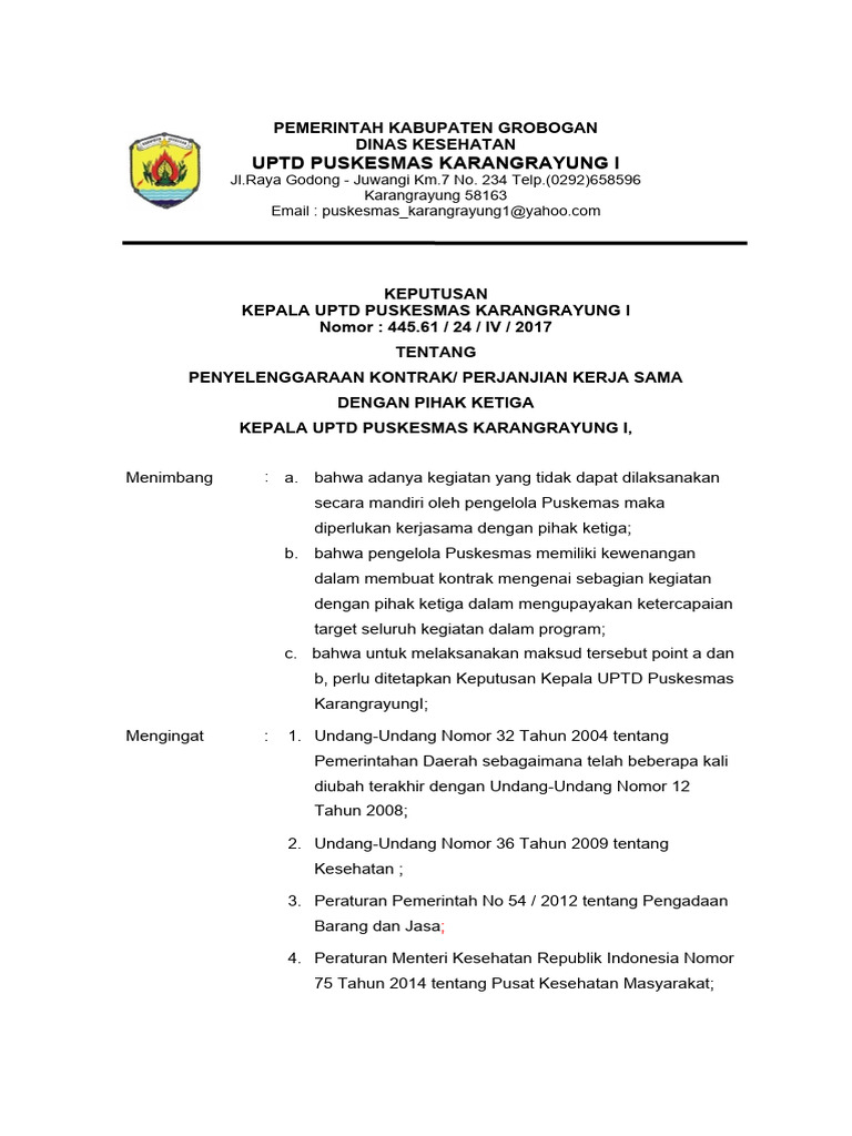 Sk kontrak pihak ketiga 2 5 1 1 pdf
