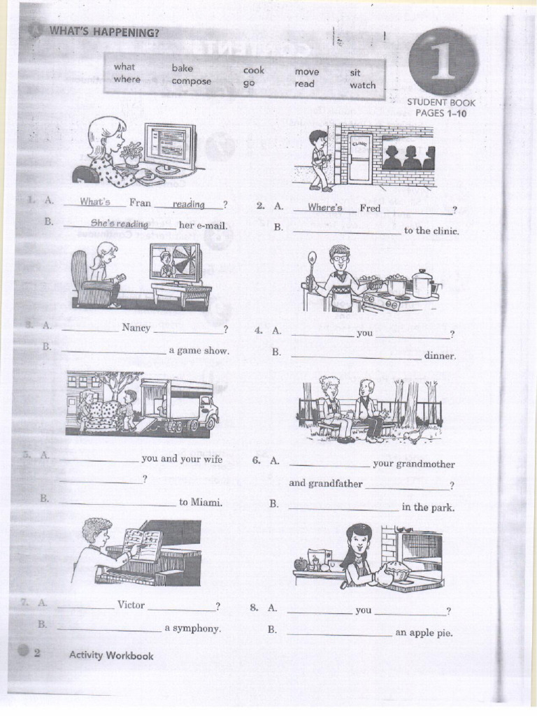 Gram. 2 Unit 1 Workbook | PDF