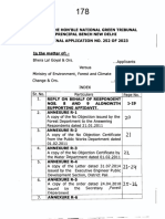 Reply by R - 8 & 9 in OA No 252 of 2023 (Bhera Lal Goyal vs. MoEF&CC & Ors.)