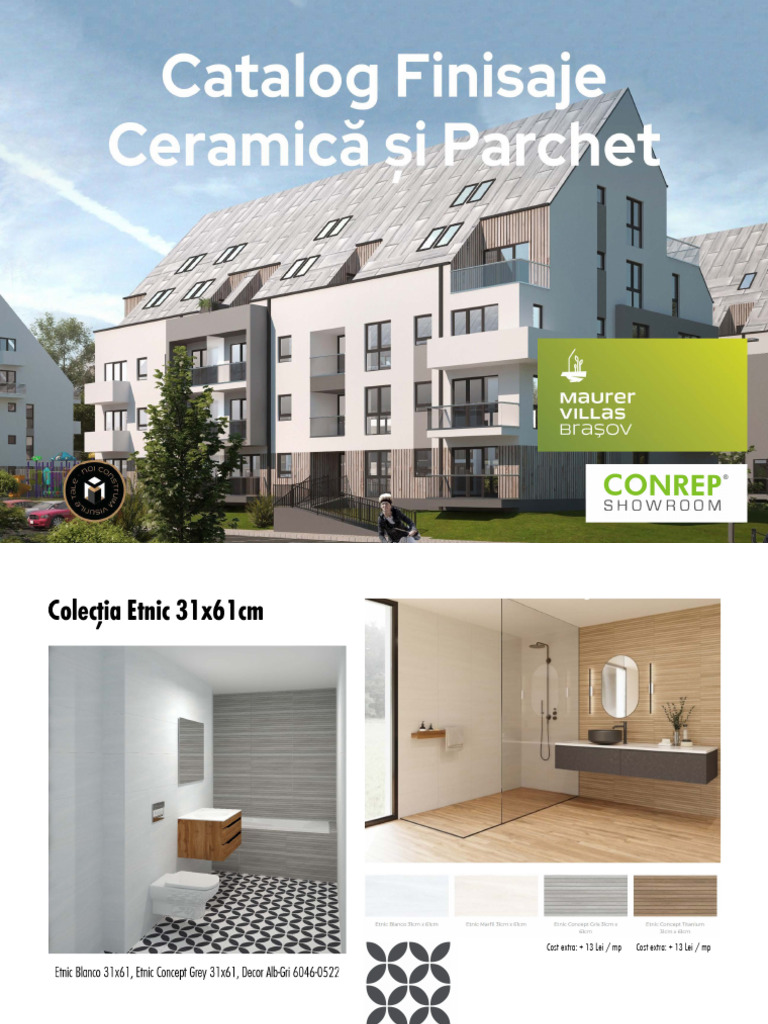 Catalog Finisaje Maurer Villas - 2023 - Conrep - August | PDF