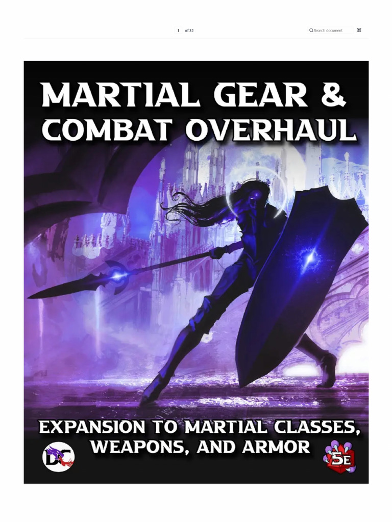 Martial Gear & Combat Overhaul PDF